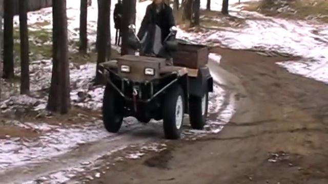 самодельный квадроцикл- пикап из урала . смотреть онлайн