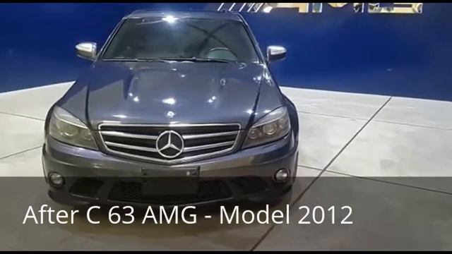 Modifying from Mercedes C 63 AMG - Model 2010 into 2012 model!