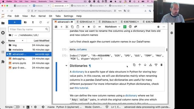 Geo-Python 2022 Lesson 6.1 - Data analysis using pandas смотреть онлайн