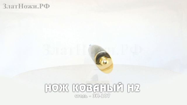 Нож кованый Н2 - сталь ЭИ-107 смотреть онлайн