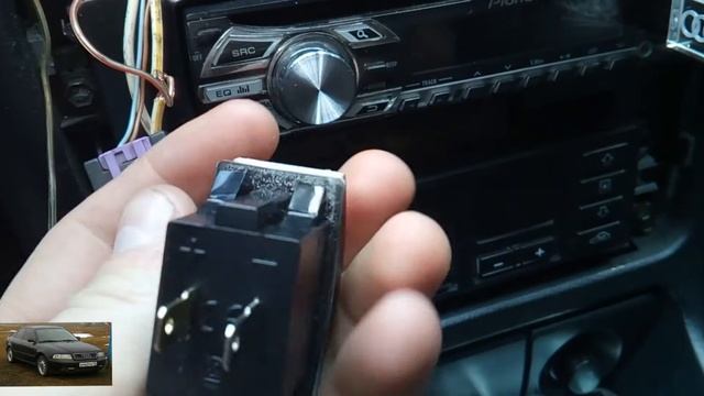 Audi A4 B5 установка зарядки с алиэкспрес, зарядка на месте кнопки смотреть онлайн