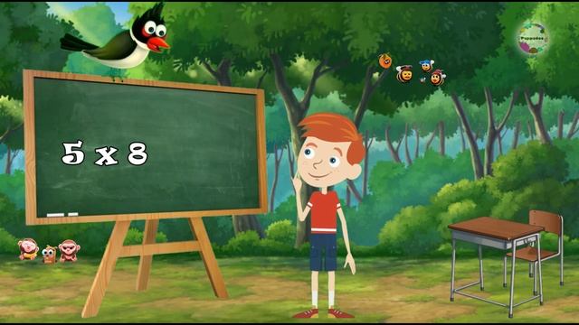 5 TABLES SONG/BEST KIDS SONG, Learn multiplication easily through a song, Pappadoo TV смотреть онлайн