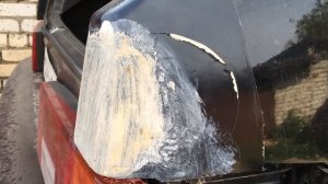 Как не нужно шпаклевать авто