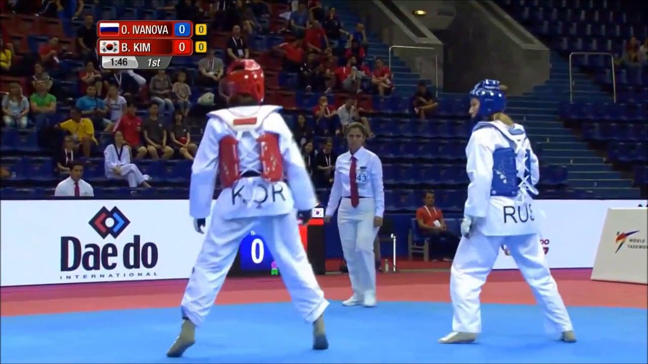 MOSCOW 2017 WORLD TAEKWONDO GRAND PRIX. SemiFinal W-67 IVANOVA-KIM