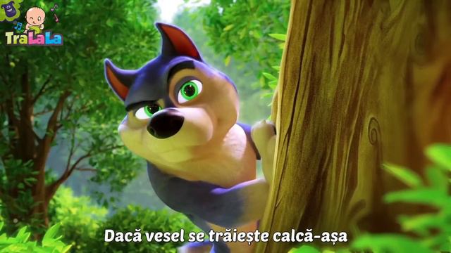 Dacă vesel se trăiește bate-așa - Cântece TraLaLa pentru Copii | @babybusromana смотреть онлайн