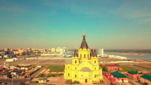 Утренний Нижний Новгород с высоты | DJI Mavic pro