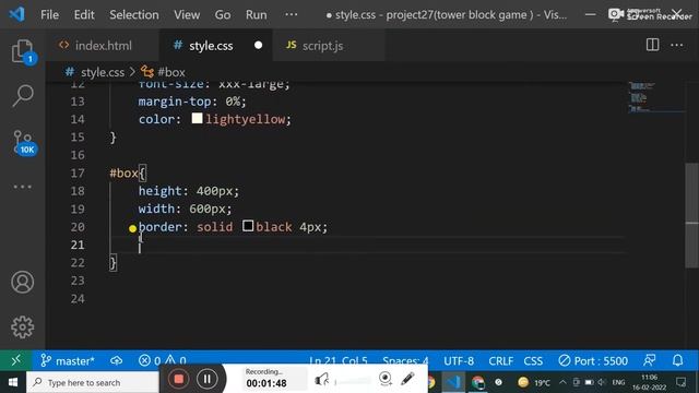TOWER BLOCK GAME ||STACK GAME || USING HTML CSS AND JAVASCRIPT || WEB PROJECTS|| WITH SOURCE CODE смотреть онлайн