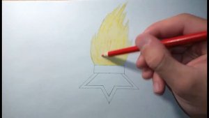 Как нарисовать вечный огонь / очень легко