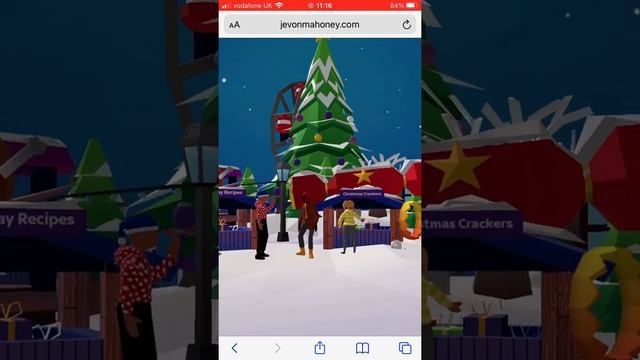 Sky Snow Globe ThreeJS Project - Mobile