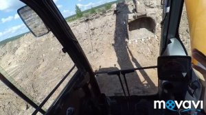 Как я чищу ковш от глины на хёндай 430