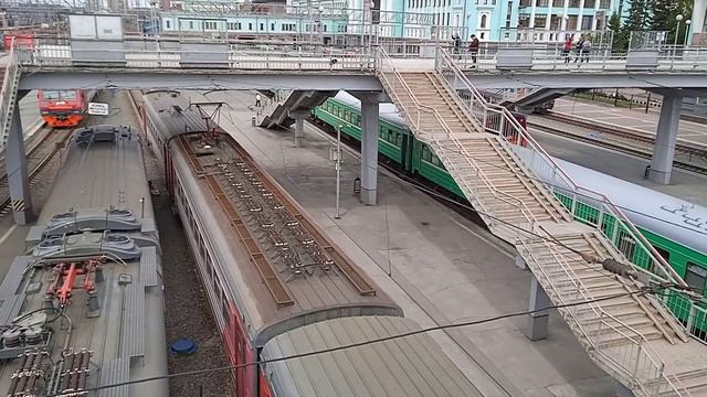 Электропоезд ЭД2Т-0034 сообщением Коченёво-Новосибирск-главный смотреть онлайн