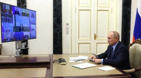 Путин дистанционно проинспектировал открытие девяти соцобъектов по всей России