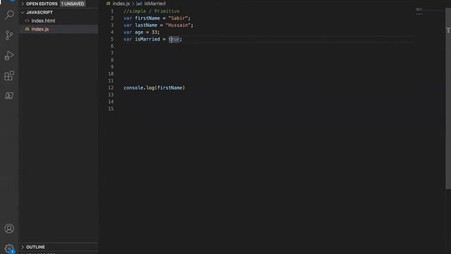 1.2 -  JavaScript Variables, Primitive & Non-Primitive DataTypes in Urdu/Hindi
