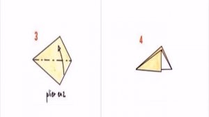 Курочка оригами