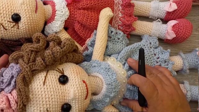 Muñeca Susana 1° parte materiales Amigurumi смотреть онлайн