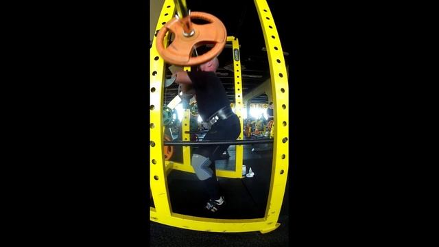 Д 1, Фронтальный присед с паузой (2 сек.) в нижней точке, 60 кг.