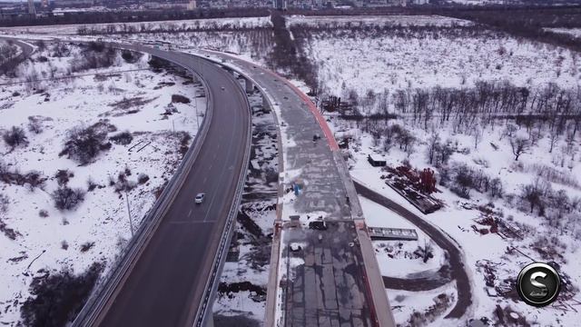Запорожский БАЛОЧНЫЙ МОСТ 2022. Обзор строительства нового запорожского моста с высоты