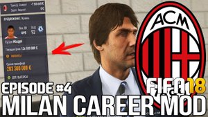 ТРАНСФЕРЫ / МИЛАН ПОДПИСАЛ САЛАХА / МБАППЕ ОТКАЗАЛСЯ ОТ... | FIFA 18 | Карьера тренера за Милан [#4]