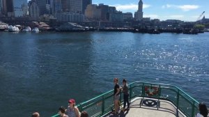 Arriving at The Seattle Ferry Terminal, Onboard The Washington State Ferries