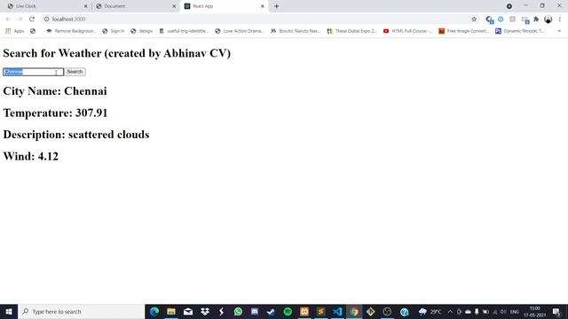 Weather Tracking App made using GraphQL+React смотреть онлайн