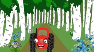 Цветочки - Тыр тыр трактор собирает букет для Ляли. ТракТЫРишкА. Учим название цветов.