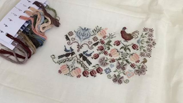 ☛ Сэмплер The Magpie Tree | Первый опыт покраски ниточек