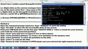 how to remove write protection on a sd card using cmd