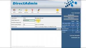 Direct Admin'de E Mail Oluşturma Nasıl Olur?, E-Posta Direct Adminde Nasıl Oluşturulur?