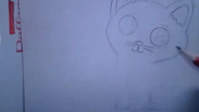 Как нарисовать котика смотреть онлайн