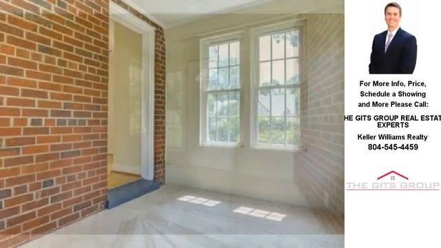 105 Dundee Avenue, Richmond, VA Presented by THE GITS GROUP REAL ESTATE EXPERTS. смотреть онлайн