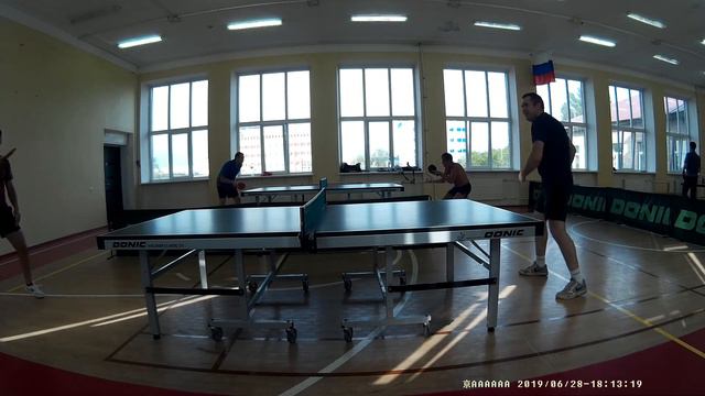 Топспин слева мастера спорта по настольному теннису