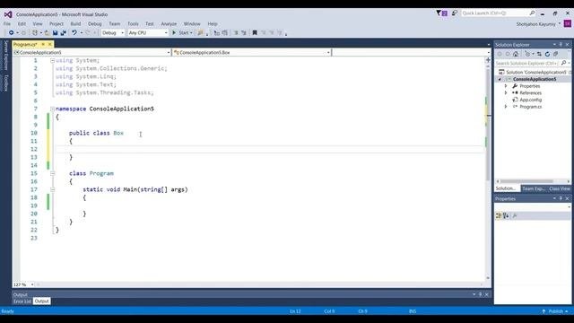 C# Dasturlash Tili 1-dars - Classlar Va Obyektlar