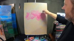 Игорь Сахаров, написать маслом пионы