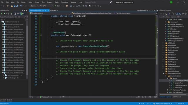 19. RestSharp || Session Based Authentication || E2E Flow || JIRA Client. смотреть онлайн
