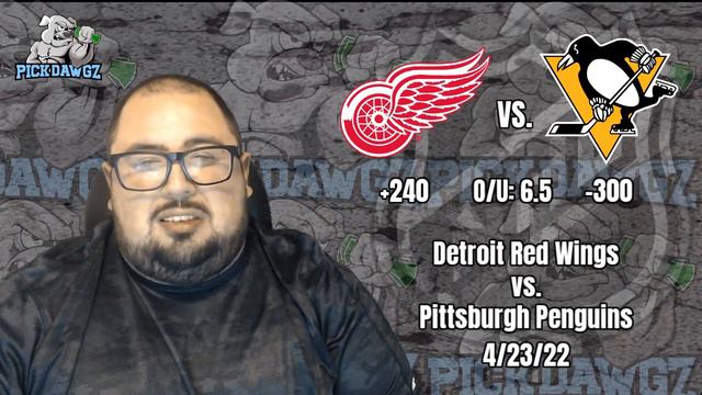 Detroit Red Wings vs Pittsburgh Penguins 4/23/22 NHL Free Pick Free NHL Betting Tips
