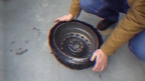 КОЛЕСО из СТЕКОЛЬНОГО ГЕРМЕТИКА