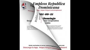Empleos disponibles Republica Dominicana publicados hoy 21 09 2021