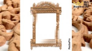 Домовая резьба по дереву.  Резные наличники на окна