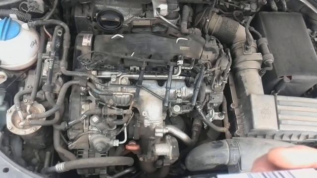 Volkswagen Passat B6 замена свечей накаливания 2,0 tdi CBAB смотреть онлайн