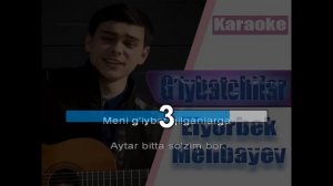 Elyorbek Melibayev - G'iybatchilar (KARAOKE)
