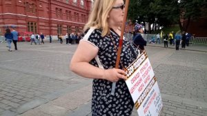 Откуда появилась конституция России в 1993 г. Пикет НОД на Манежной площади 13.09.2019г.