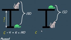 ЛОГИЧЕСКИЕ ЗАДАЧИ найди высоту стола КОШКА и ЧЕРЕПАШКА