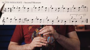 Уроки игры на шотландской волынке. #8 Вторая часть вашей первой мелодии!