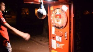 Проверили аттракцион силомер "боксерская груша"