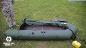 ПВХ лодка от RusBoat 280Т. Надувная лодка с транцем. Уфимские лодки