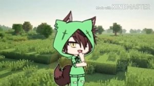 Клип?зелёный няша крипер?/гача лайф.