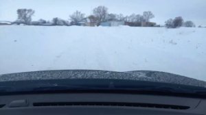 Кия рио Х по снегу 2022 год.