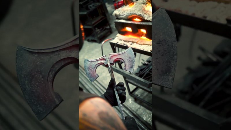 Лотерея на секиру, термичка #axe #blacksmith #forging