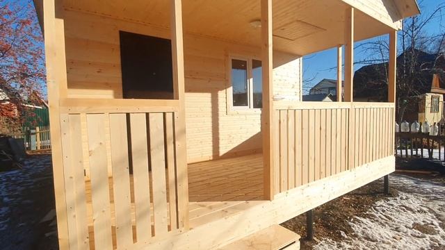 Каркасный дом 5х6м от компании Лесное раздолье Омск