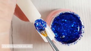 ICE NOVA GLITTER GEL #52